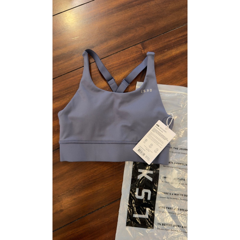 LSKD Accelerate Sports Bra Night Shadow Blue XS NEW NWT